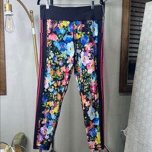 Johnny Was Multicolor Floral Kids Leggings XL